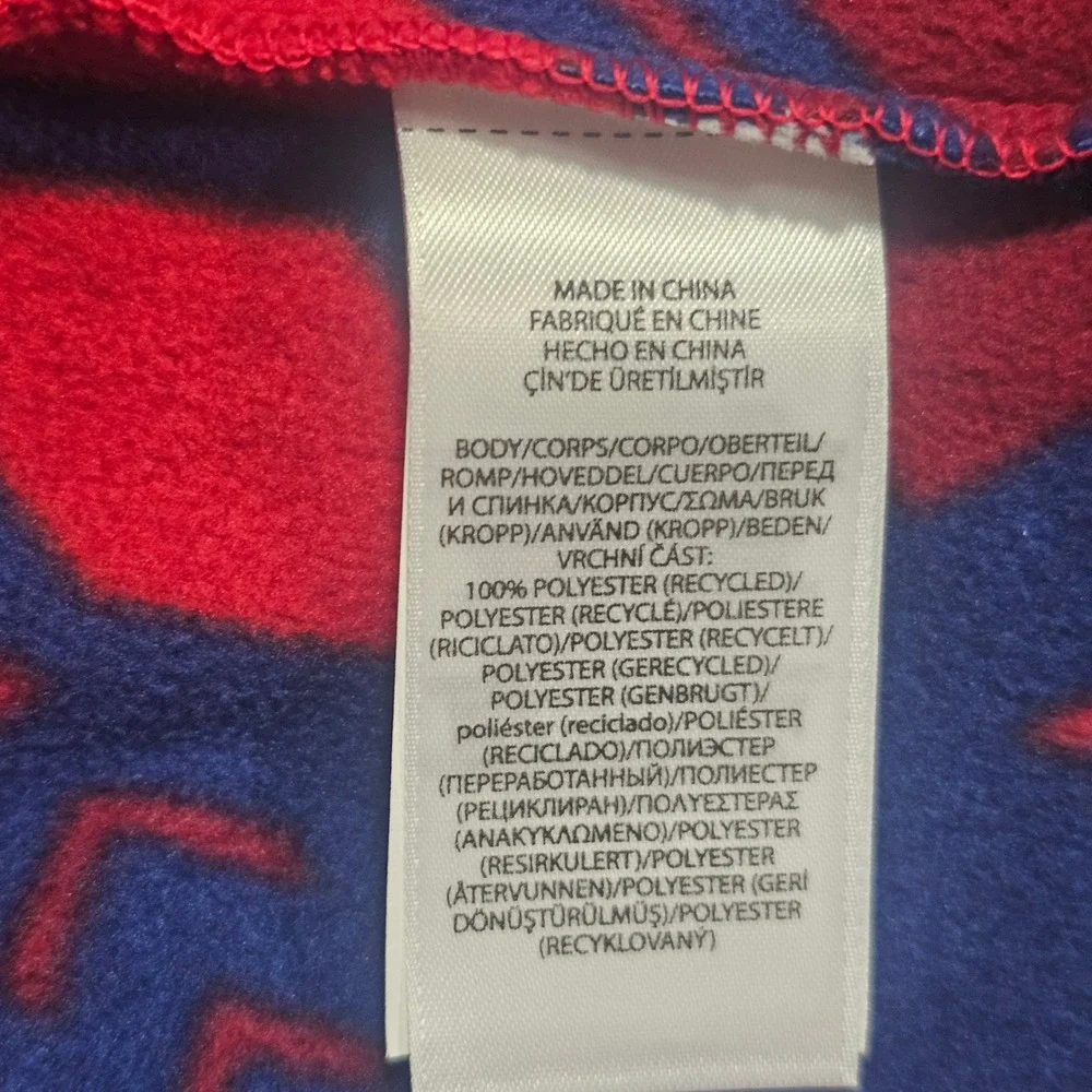 Polo Ralph Lauren Fair Isle Nordic Fleece Pullover Snap Jacket Multi Color XXL